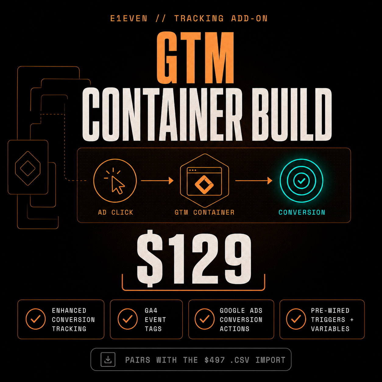 GTM Container Build (Enhanced Conversion Tracking for Mortgage Lenders)