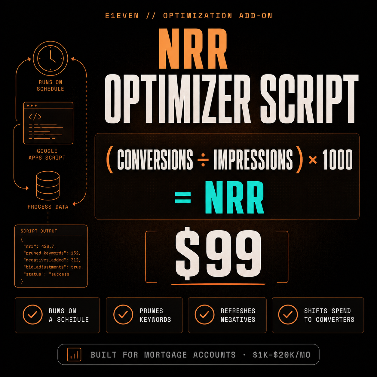 NRR Optimizer Script (Google Apps Script for Mortgage Lenders)