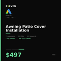 Awning Patio Cover Installation Google Ads Template - $497
