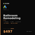 Bathroom Remodeling Google Ads Template - $497