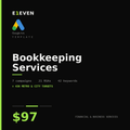 Bookkeeping Services Google Ads Template - $97