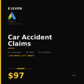 Car Accident Claims Google Ads Template - $97