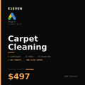 Carpet Cleaning Google Ads Template - $497