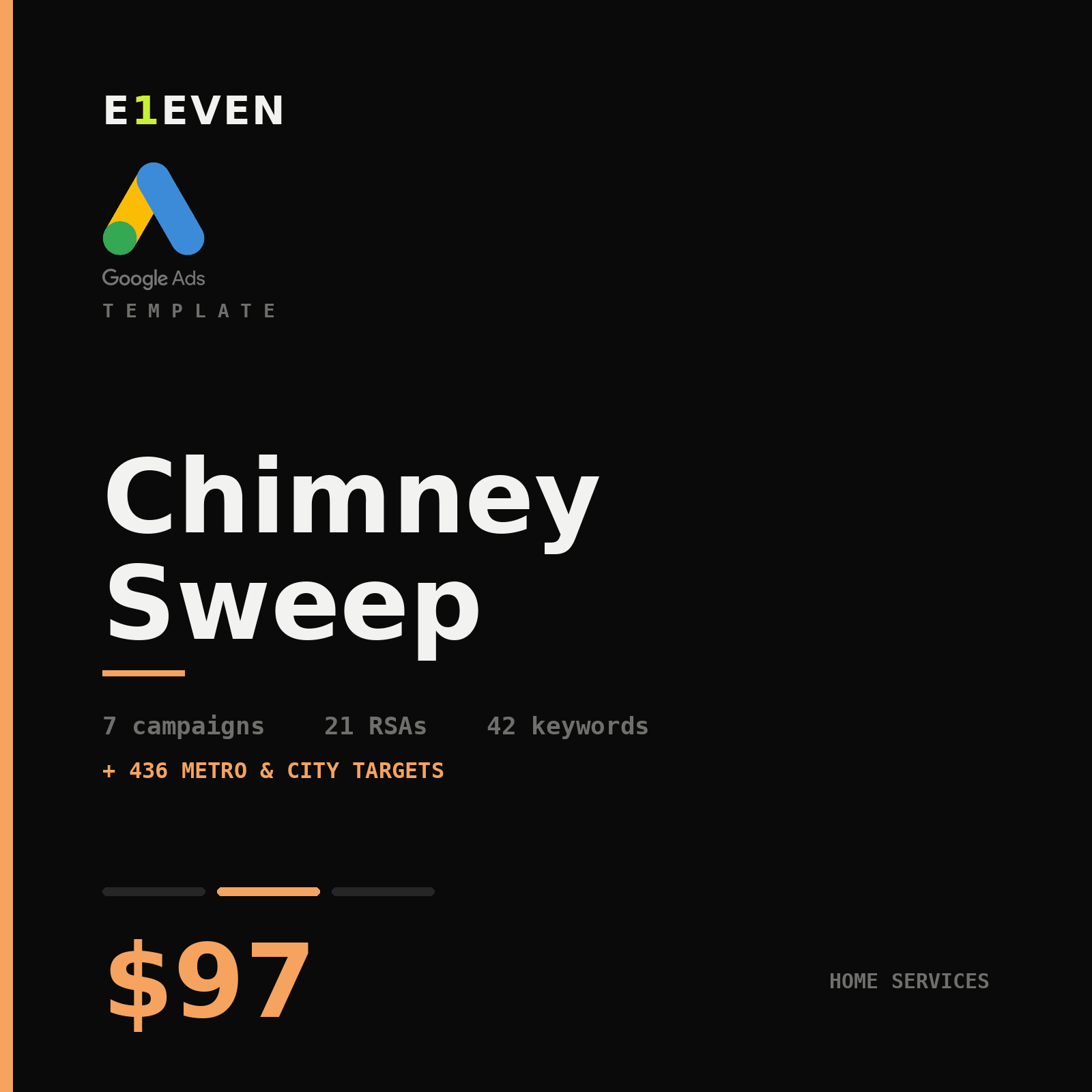 Chimney Sweep Google Ads Template - $97