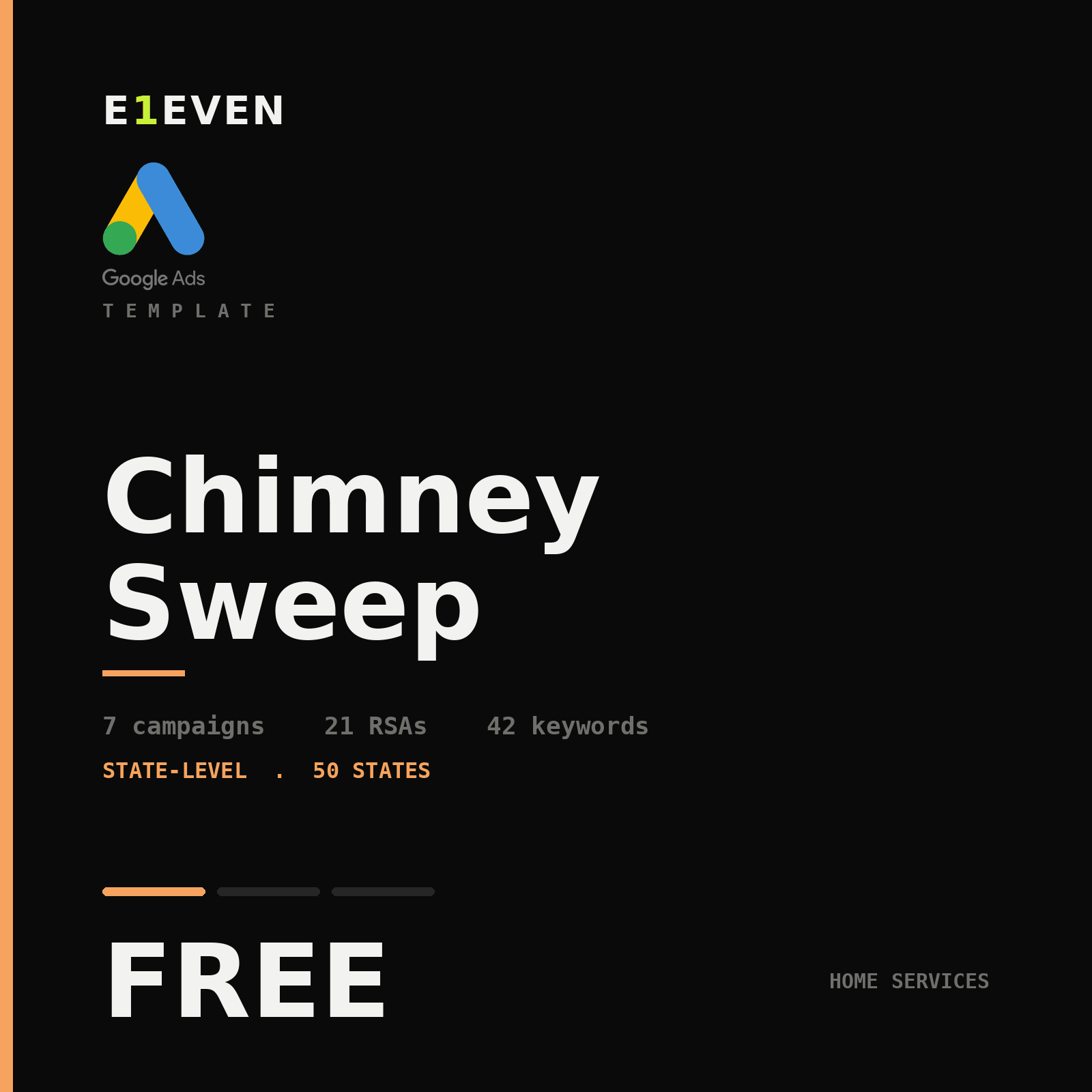 Chimney Sweep Google Ads Template - Free