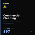 Commercial Cleaning Google Ads Template - $97