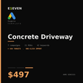 Concrete Driveway Google Ads Template - $497