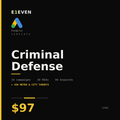 Criminal Defense Google Ads Template - $97