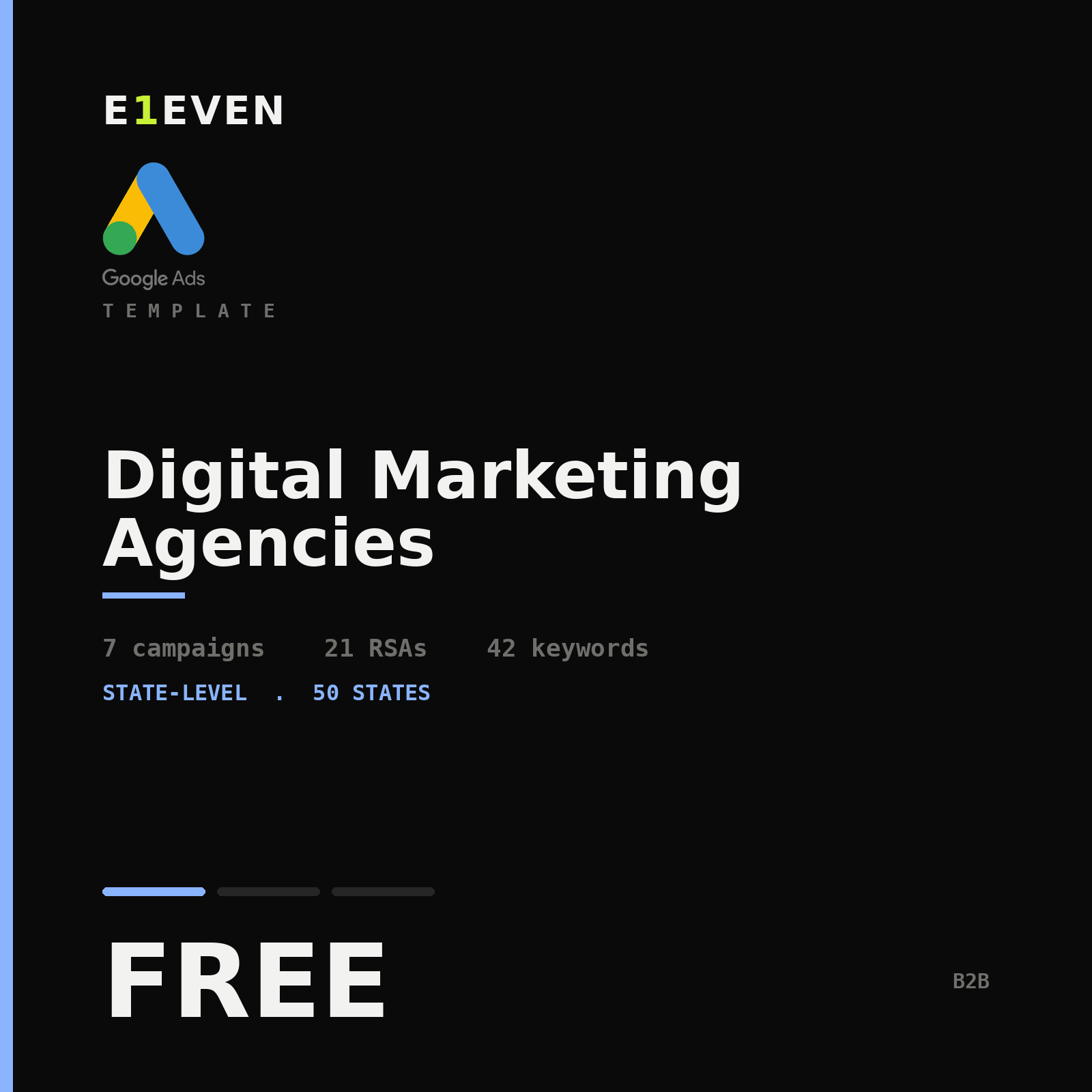 Digital Marketing Agencies Google Ads Template - Free