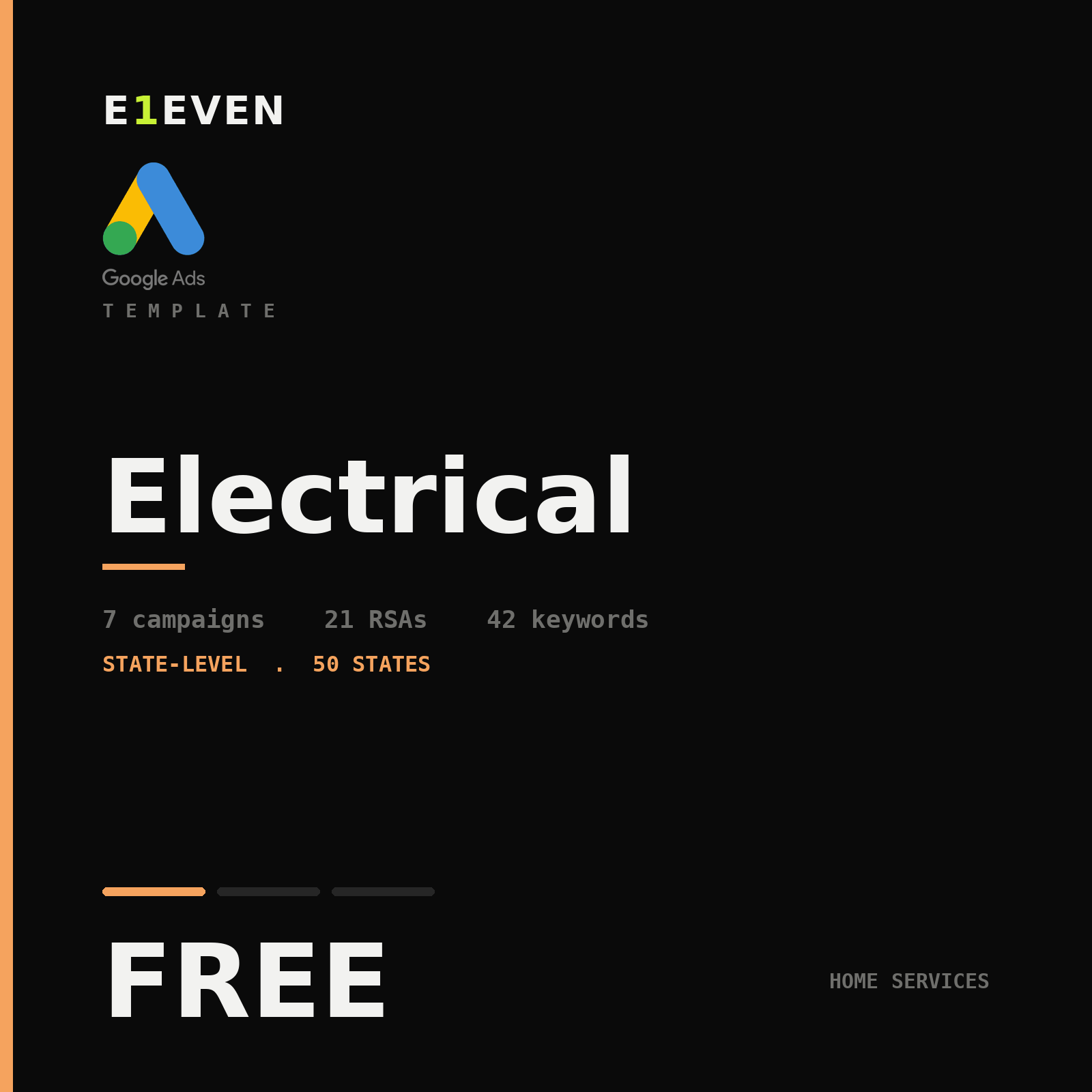 Electrical Google Ads Template - Free