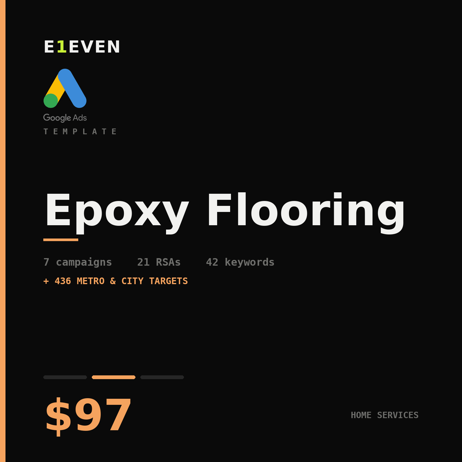 Epoxy Flooring Google Ads Template - $97