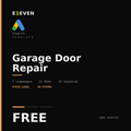 Garage Door Repair Google Ads Template - Free