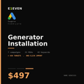 Generator Installation Google Ads Template - $497
