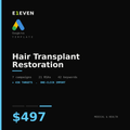 Hair Transplant Restoration Google Ads Template - $497