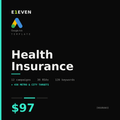 Health Insurance Google Ads Template - $97