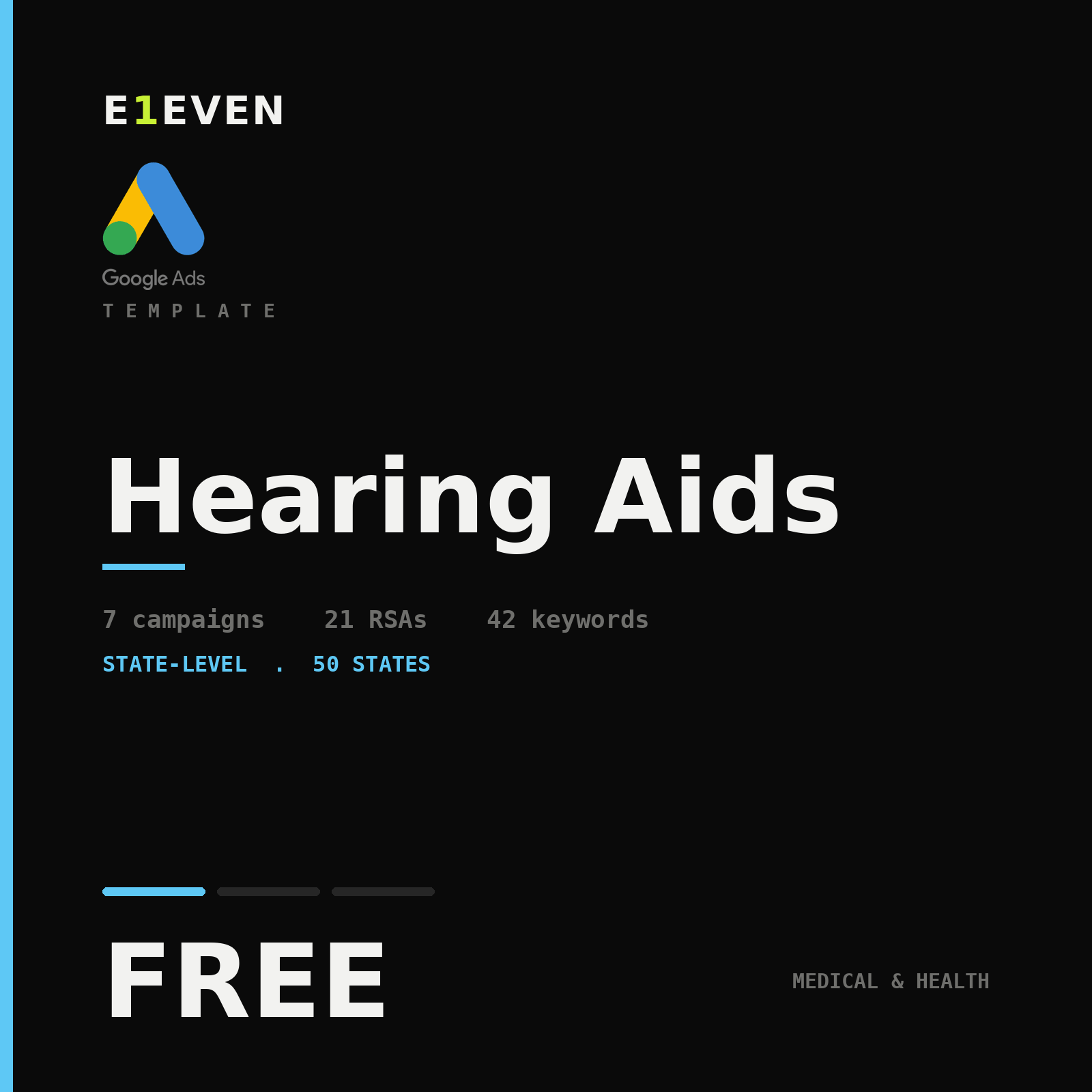 Hearing Aids Google Ads Template - Free