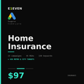 Home Insurance Google Ads Template - $97