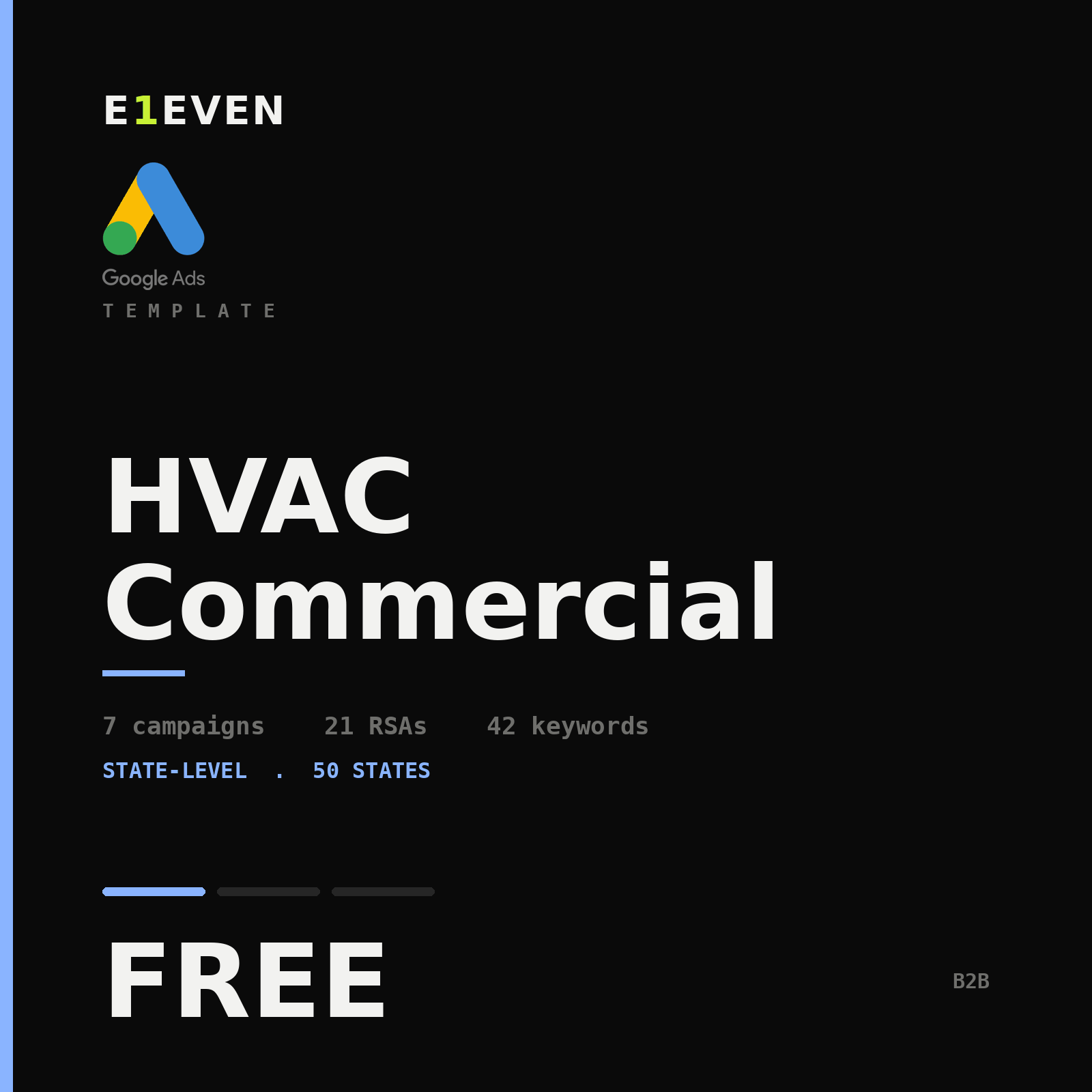 HVAC Commercial Google Ads Template - Free