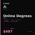 Online Degrees Google Ads Template - $497