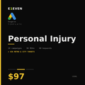 Personal Injury Google Ads Template - $97