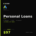 Personal Loans Google Ads Template - $97