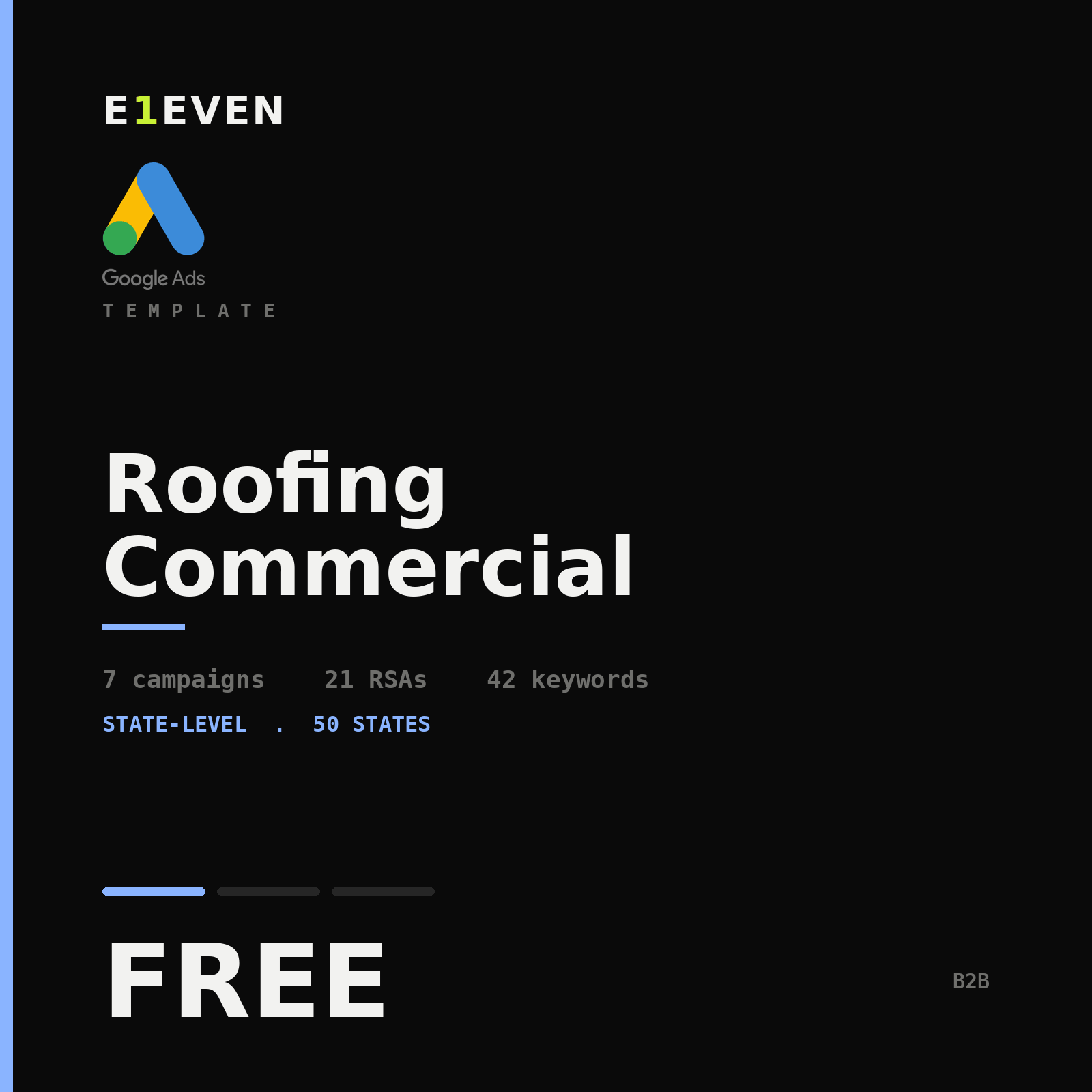 Roofing Commercial Google Ads Template - Free