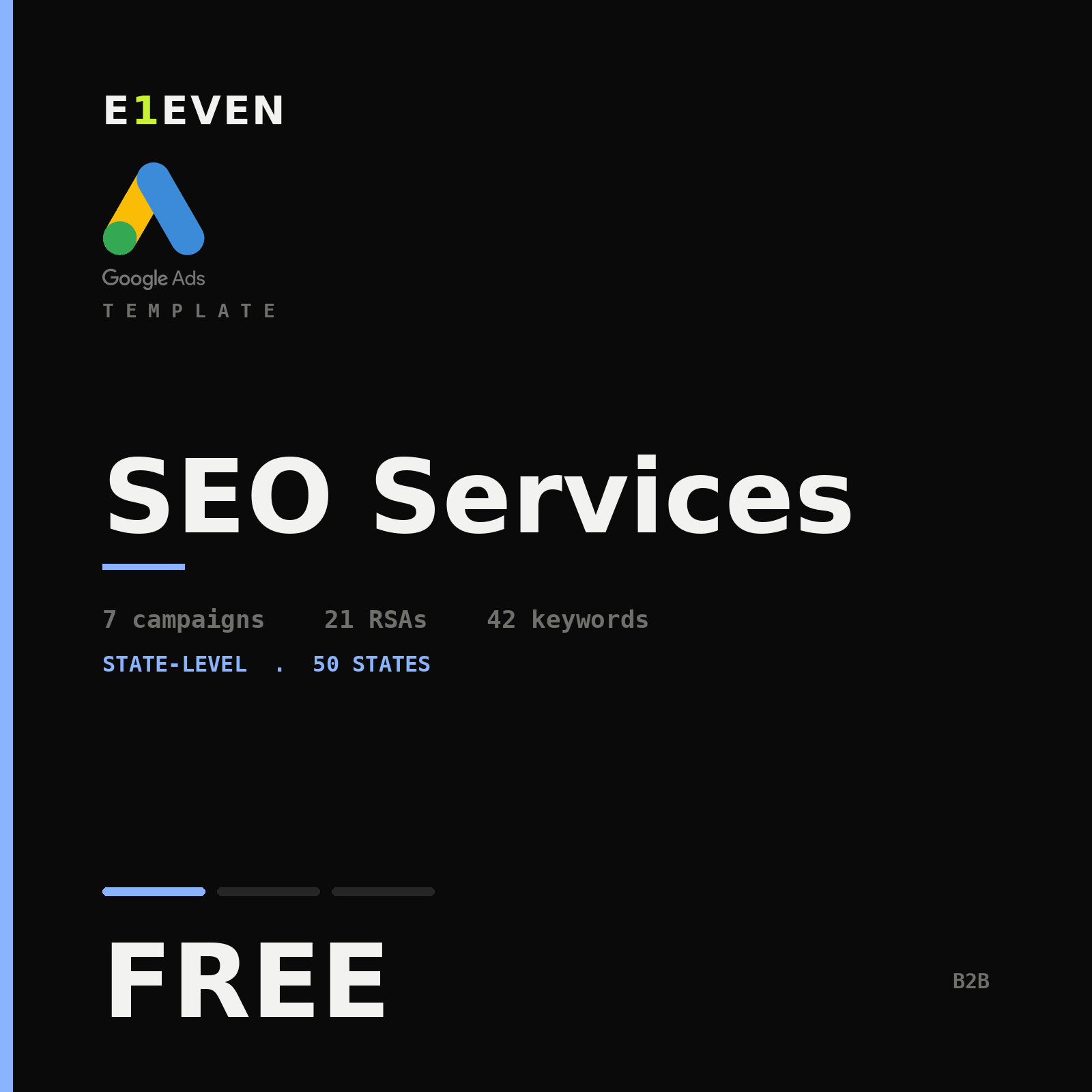 SEO Services Google Ads Template - Free