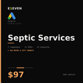 Septic Services Google Ads Template - $97