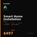 Smart Home Installation Google Ads Template - $497