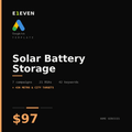 Solar Battery Storage Google Ads Template - $97
