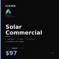 Solar Commercial Google Ads Template - $97
