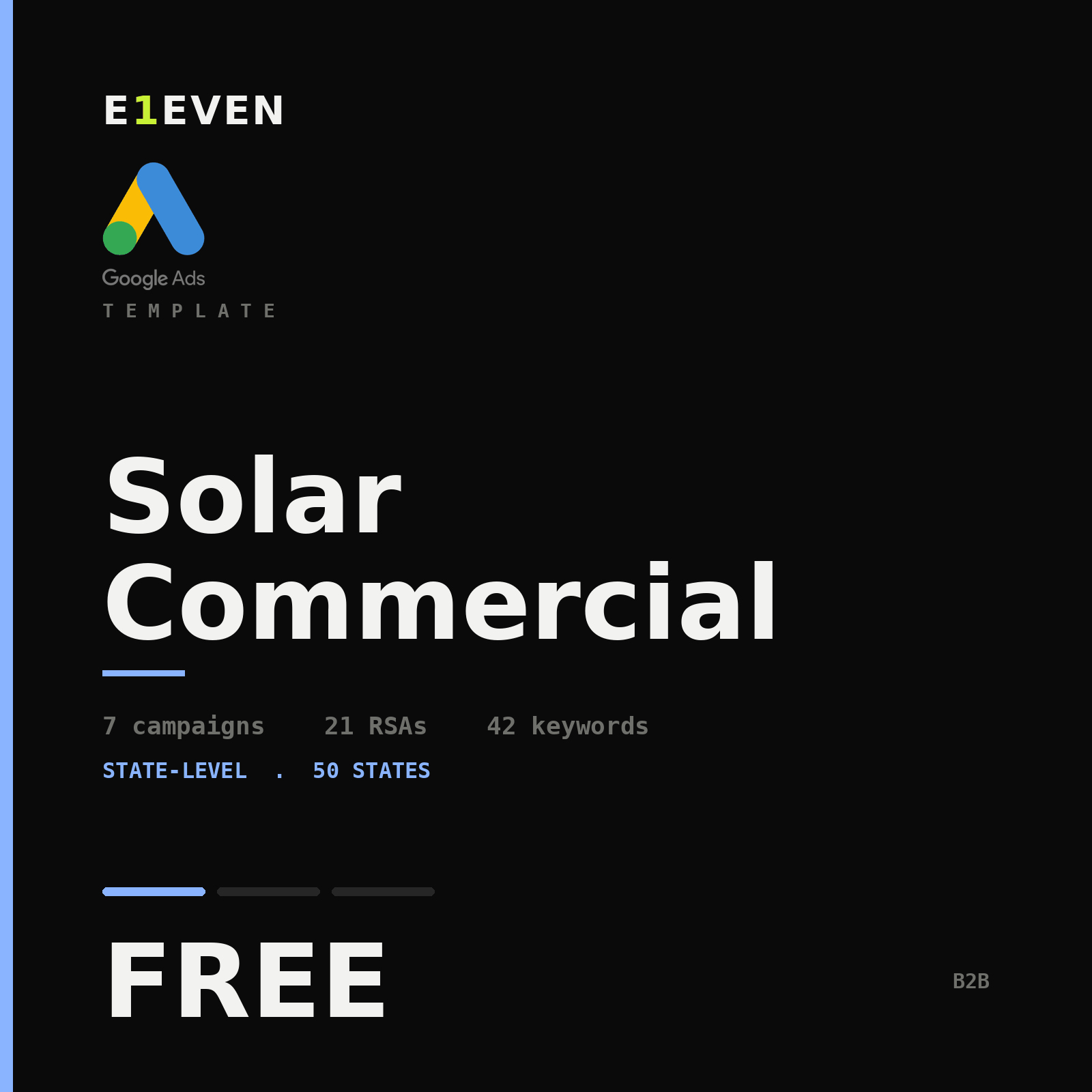 Solar Commercial Google Ads Template - Free