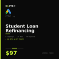 Student Loan Refinancing Google Ads Template - $97