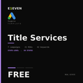 Title Services Google Ads Template - Free
