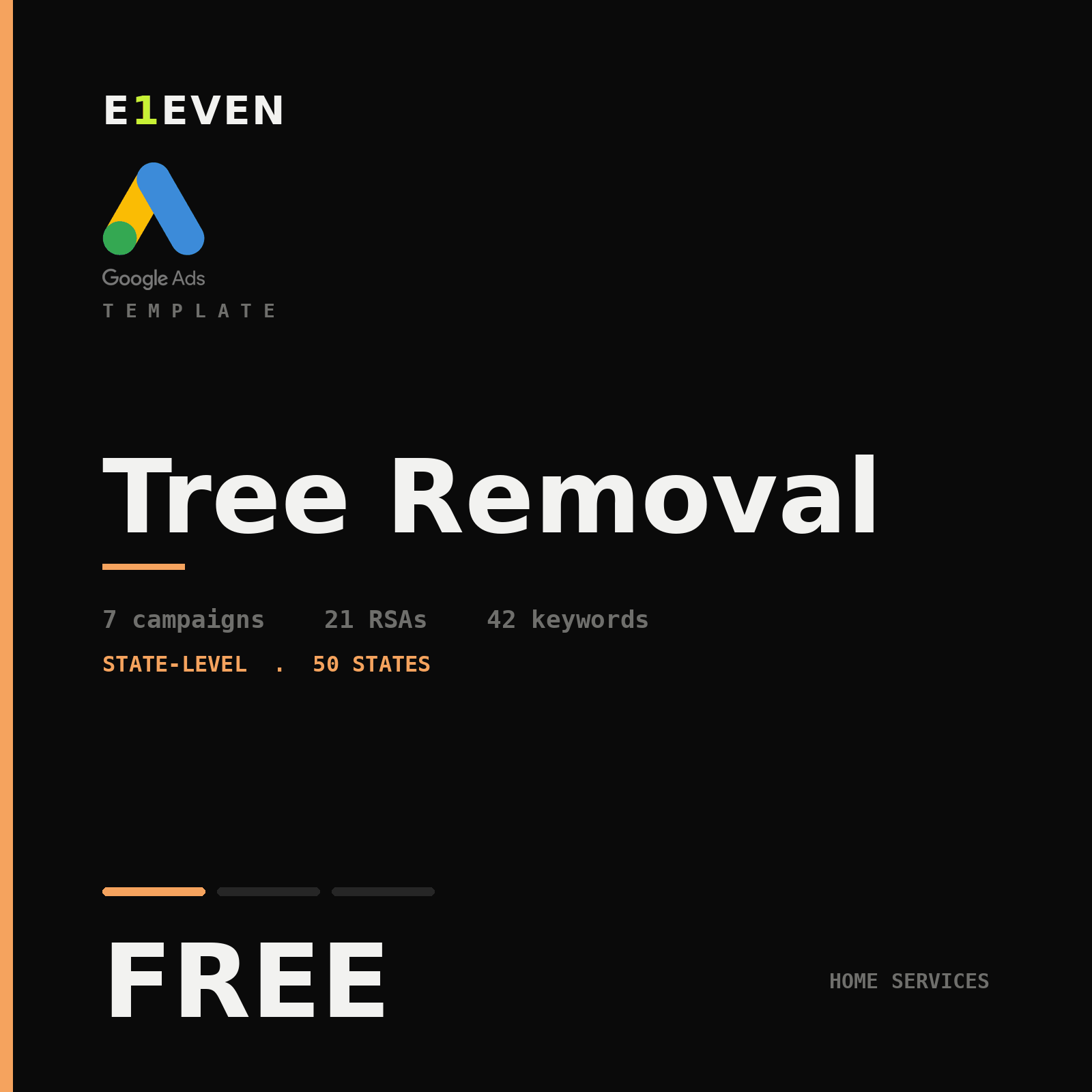 Tree Removal Google Ads Template - Free