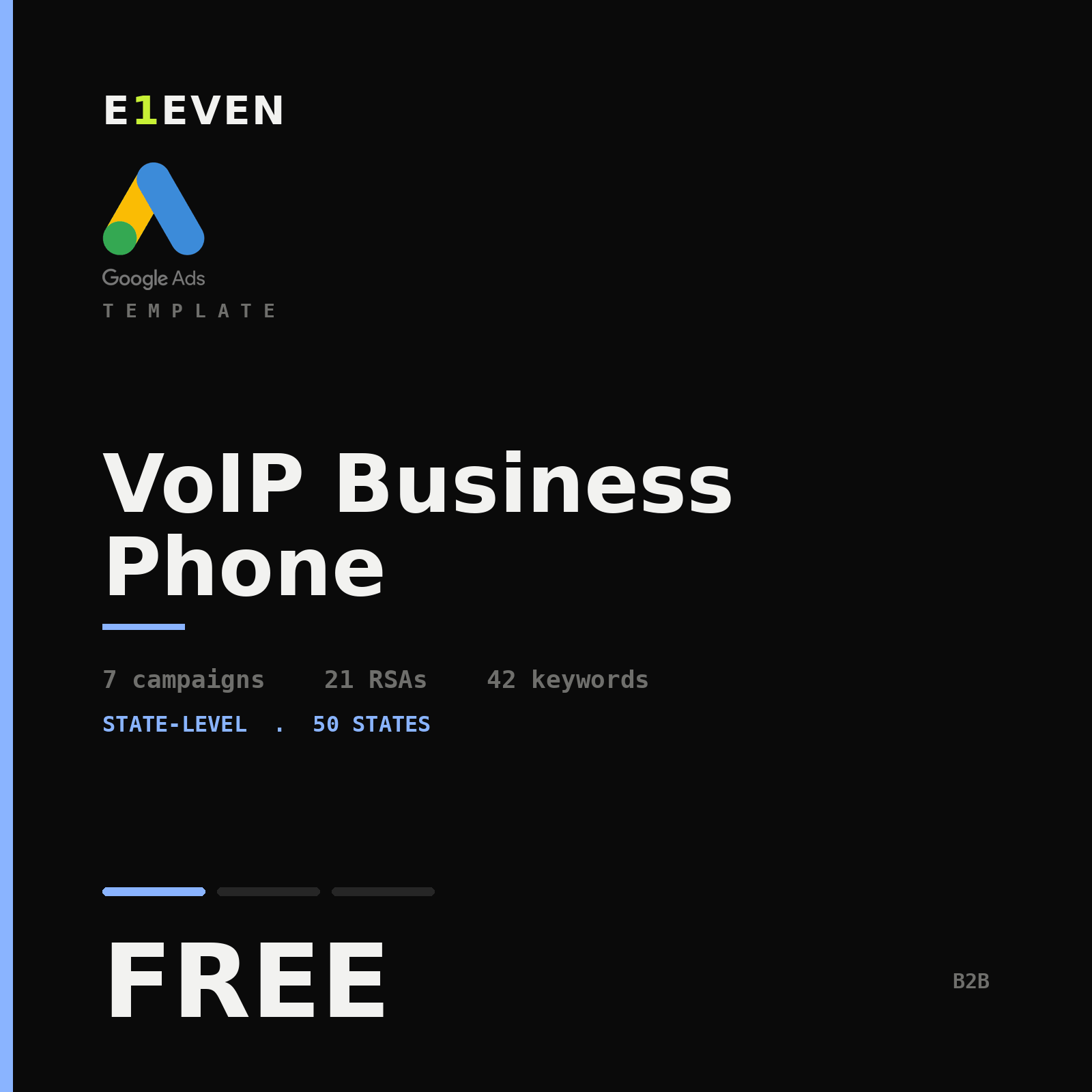 VoIP Business Phone Google Ads Template - Free