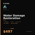 Water Damage Restoration Google Ads Template - $497