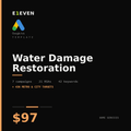 Water Damage Restoration Google Ads Template - $97