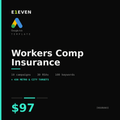 Workers Comp Insurance Google Ads Template - $97